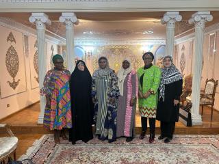 African Diplomatic Spouses Group, led by Madame Shelta Kupemba, Introduces Itself to the Wife of Foreign Affairs Minister in Tehran