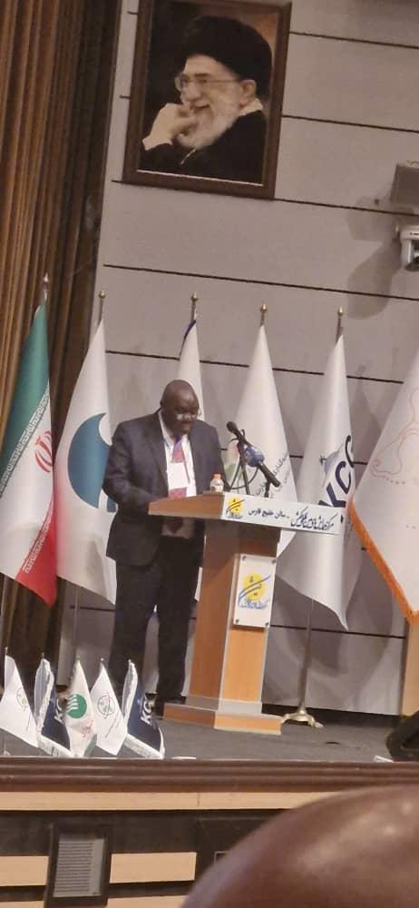 Ambassador B. Kupemba Addresses Participants  on Opportunities for Trade and Investments in African at the1st Iran’s Summit on Investment and Trade held from 25 to 27 February, 2025 in Kish Island 