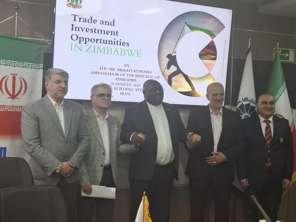 Ambassador B. Kupemba, the President of the Iran-Africa Chamber of Commerce and Iranian Business Leaders Agree to Increase Trade and Investments between Zimbabwe and Iran 