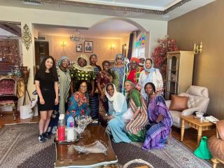 A Bevy of African Beauties: Madame S. Kupemba hosted Members of the African Diplomatic Spouses Group at her Home in Tehran Where She Showcased Zimbabwean Cultural Artifacts and Cuisine