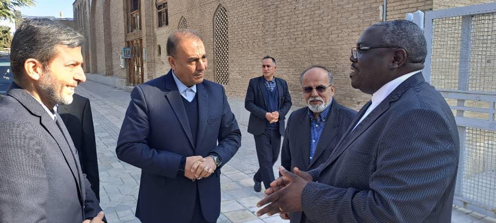 H.E. Ambassador B. Kupemba Exchange a Friendly Chat After their Fruitful Meeting in Isfahan City