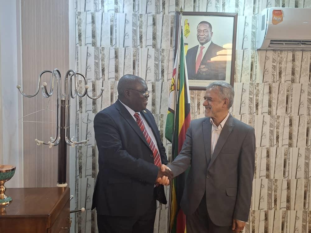 A Hand Shake After Conferring on the Timing of Medical Humanitarian Mission to Zimbabwe